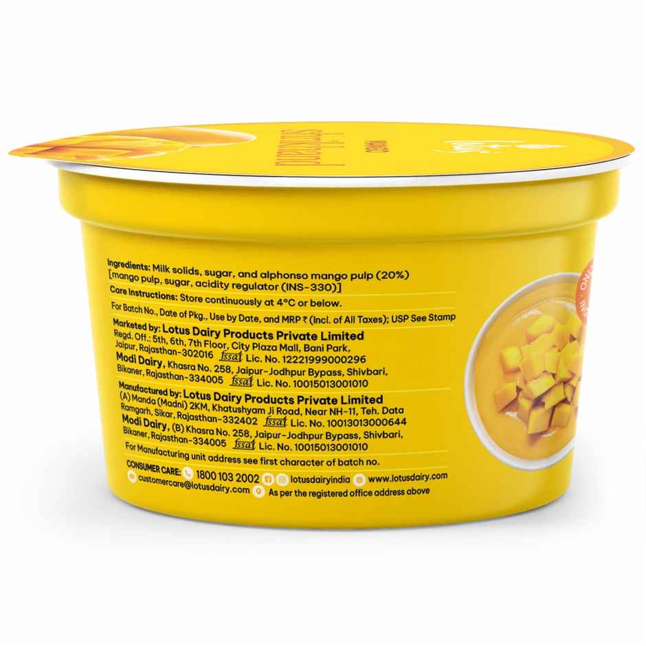 Lotus Mango Shrikhand Combo 
