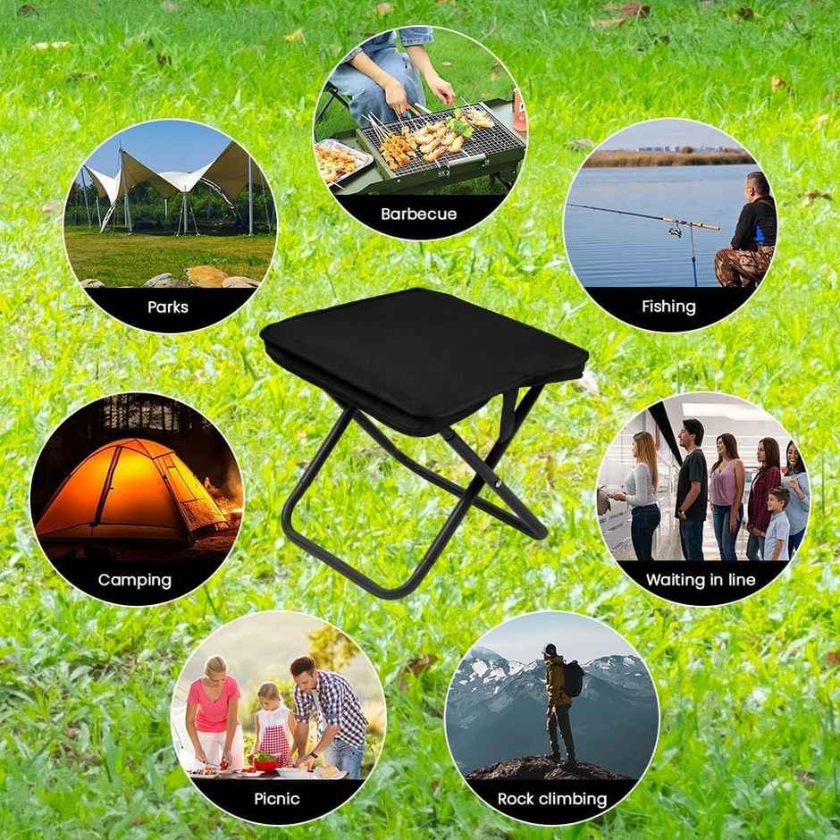 Perpetual Mini Folding Camping Stool Multicolor