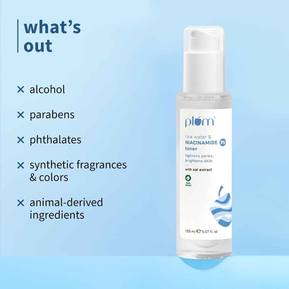 Plum Rice Water & Niacinamide 3% Toner