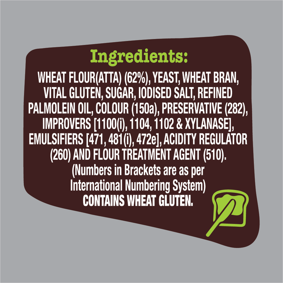 Britannia Pure Whole Wheat Crustless Bread