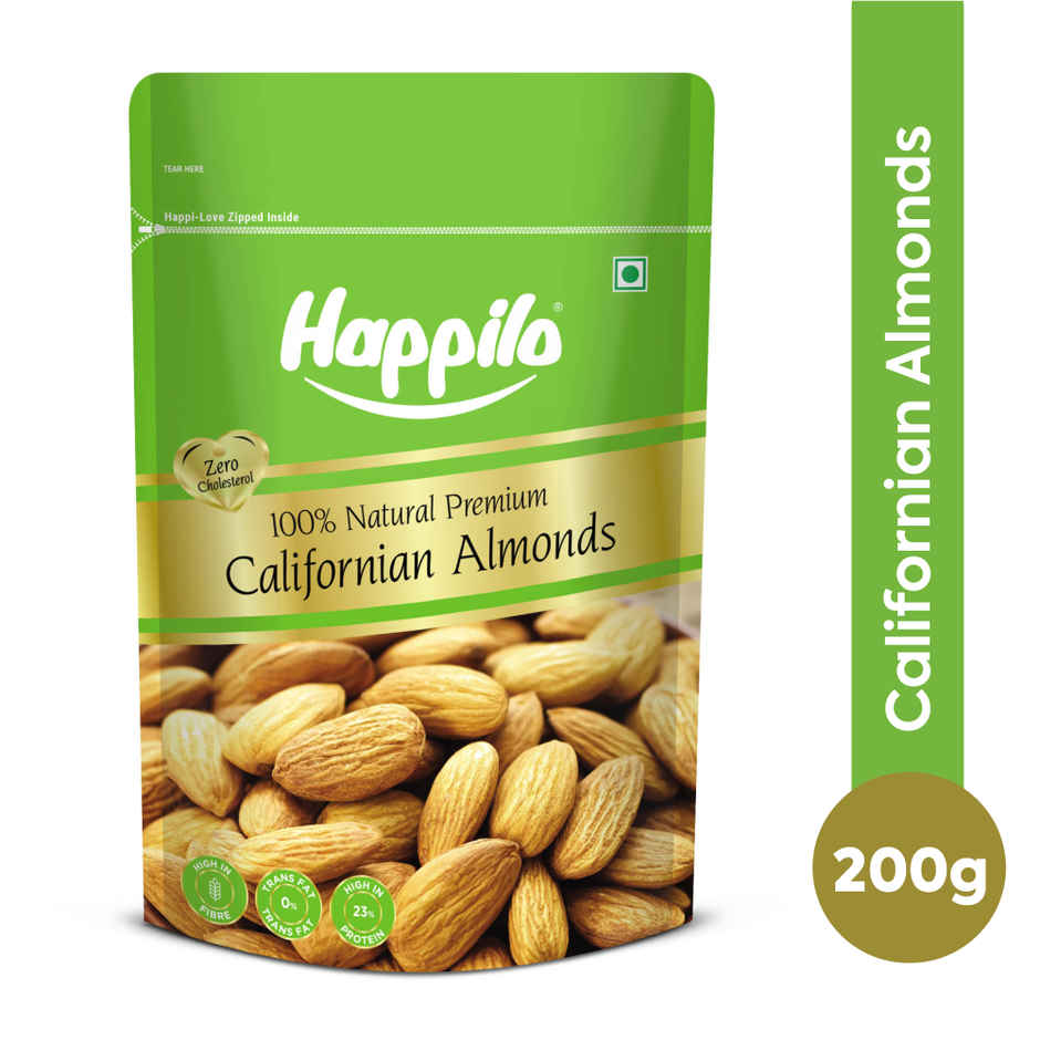 Happilo Premium California Almonds | Badam Giri | Dry Fruits