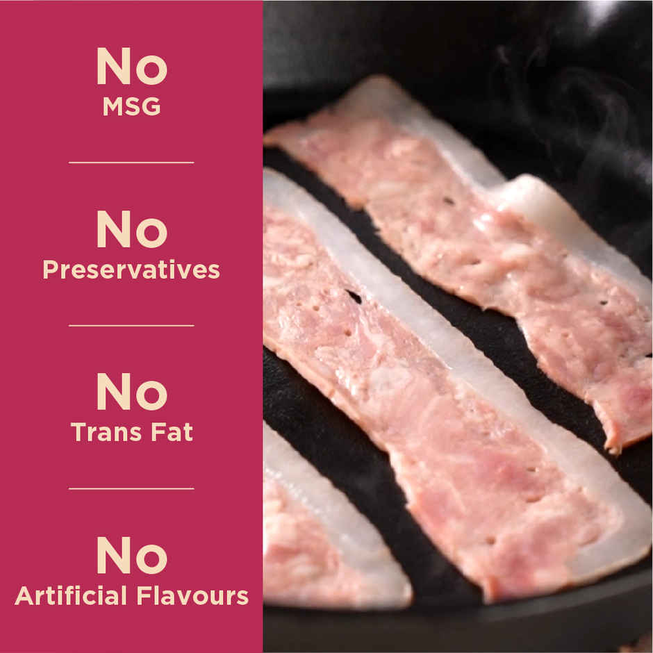 Prasuma Pork Breakfast Bacon 150g | India's No.1 Bacon | Imported Pork | Cured & Smoked