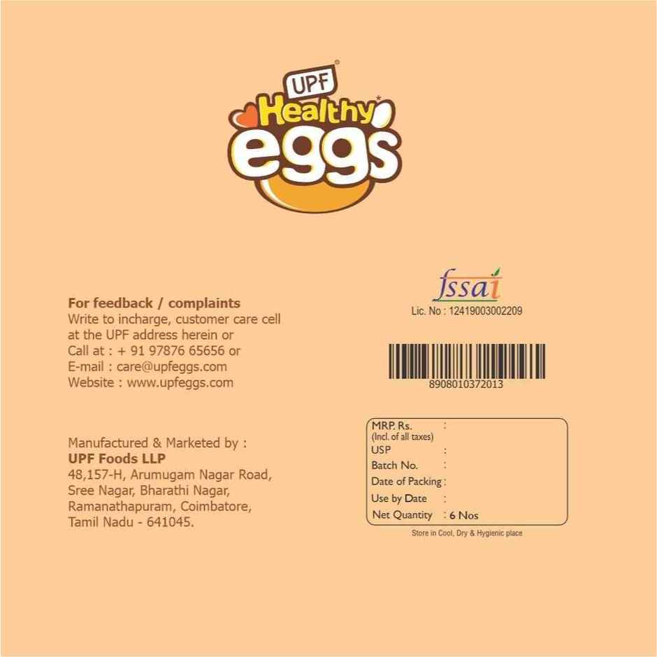 UPF Healthy Eggs Brown