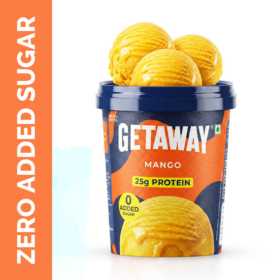Get-A-Way Mango Ice Cream Tub