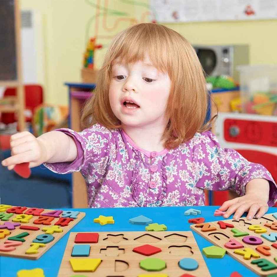 Storio 3-in-1 Wooden Puzzle Set | Early Learning Toddler Puzzles