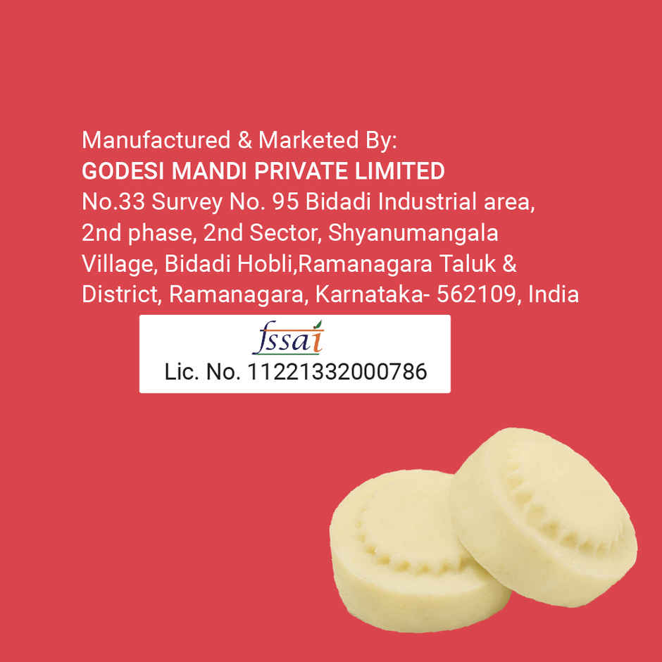 Mysore Pak | Sweets By Go Desi (200g) & Go Desi Milk Malai Peda (200g) Combo