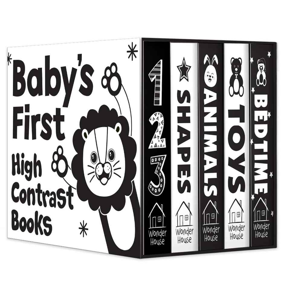 Baby First High-Contrast Books Boxed Set [Box Set of 5]