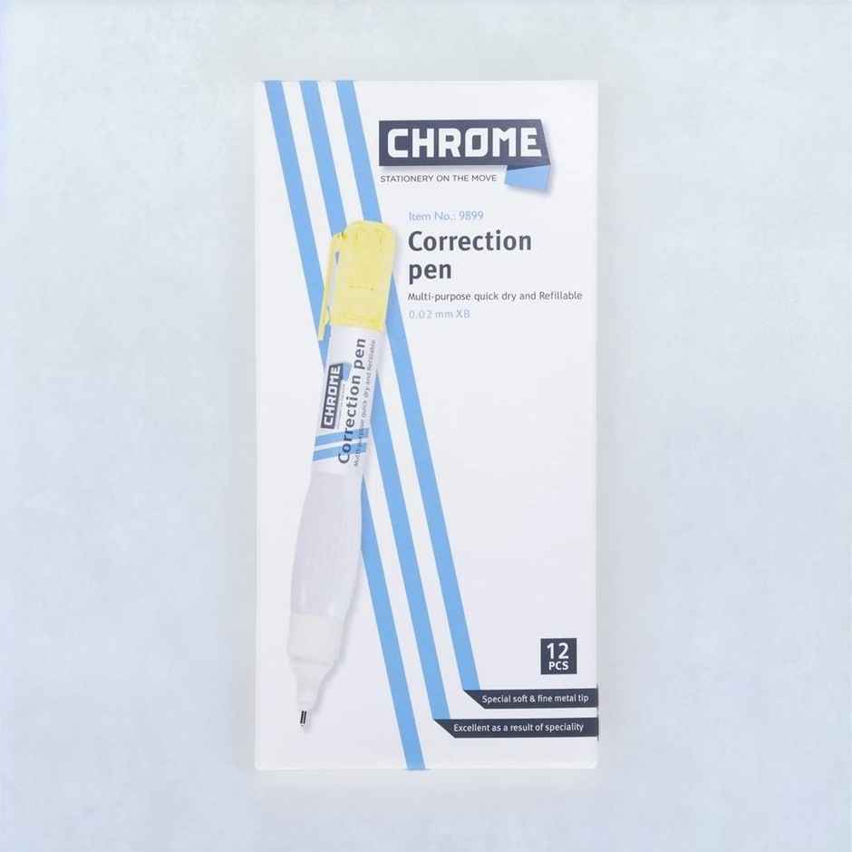 Chrome Multi-Purpose Quick Dry 0.02 Mm Correction Pens