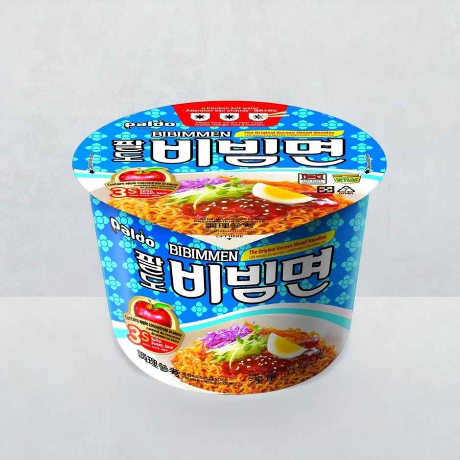 Paldo Bibimmen Spicy Korean Cold Cup Noodles Veg