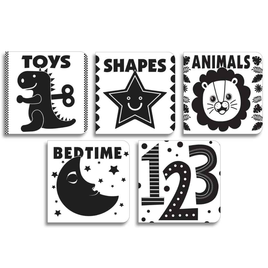 Baby First High-Contrast Books Boxed Set [Box Set of 5]
