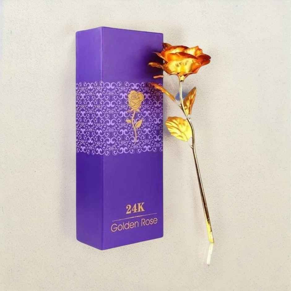 24 K Golden Rose