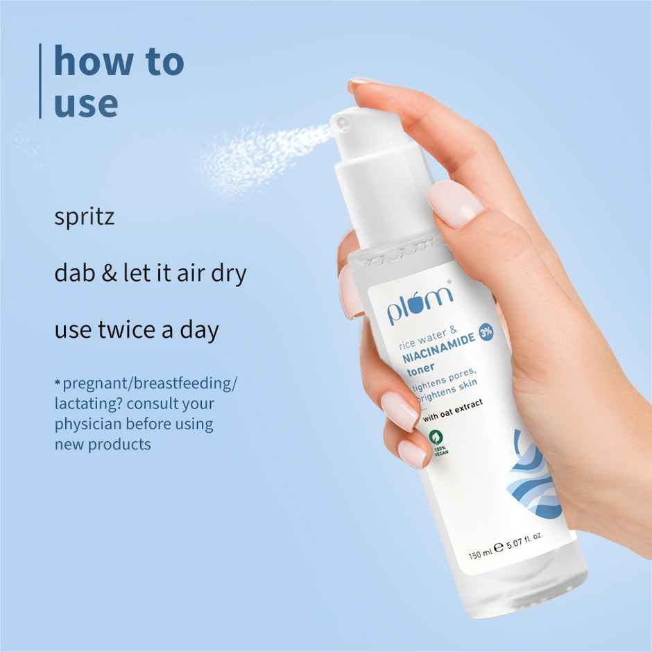 Plum Rice Water & Niacinamide 3% Toner