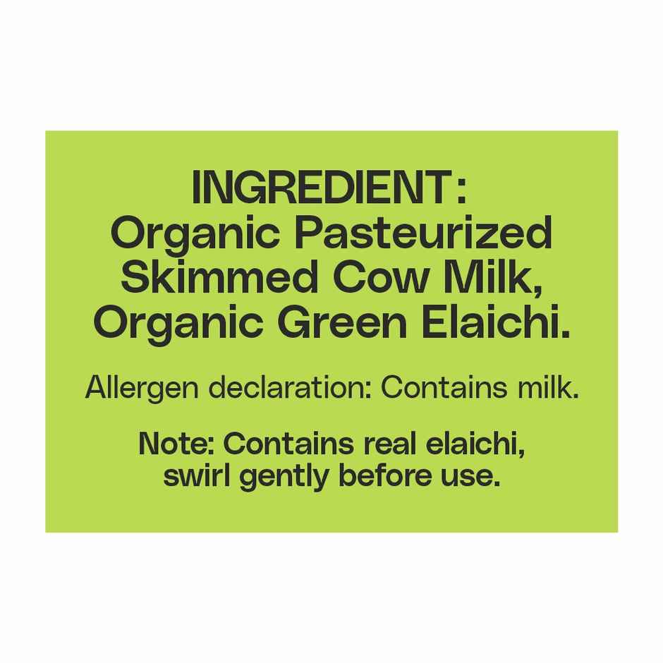 Akshayakalpa Organic High Protein Cow Fresh Milk | Elaichi | 25g Protein | Gable Top Pack