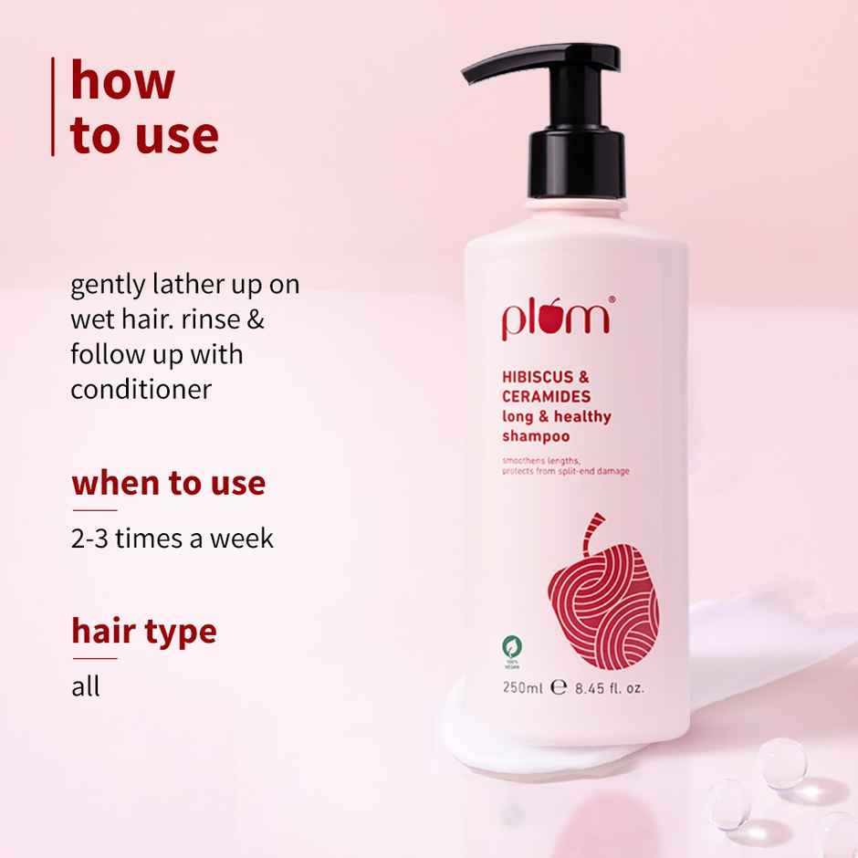 Plum Hibiscus & Ceramides Long & Healthy Shampoo