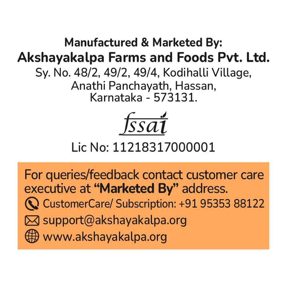 Akshayakalpa Organic Artisanal Mild Cheddar Cheese 200 Gms