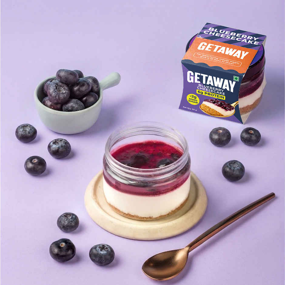 Get-A-Way Blueberry Cheesecake Jar | Soft & Fruity