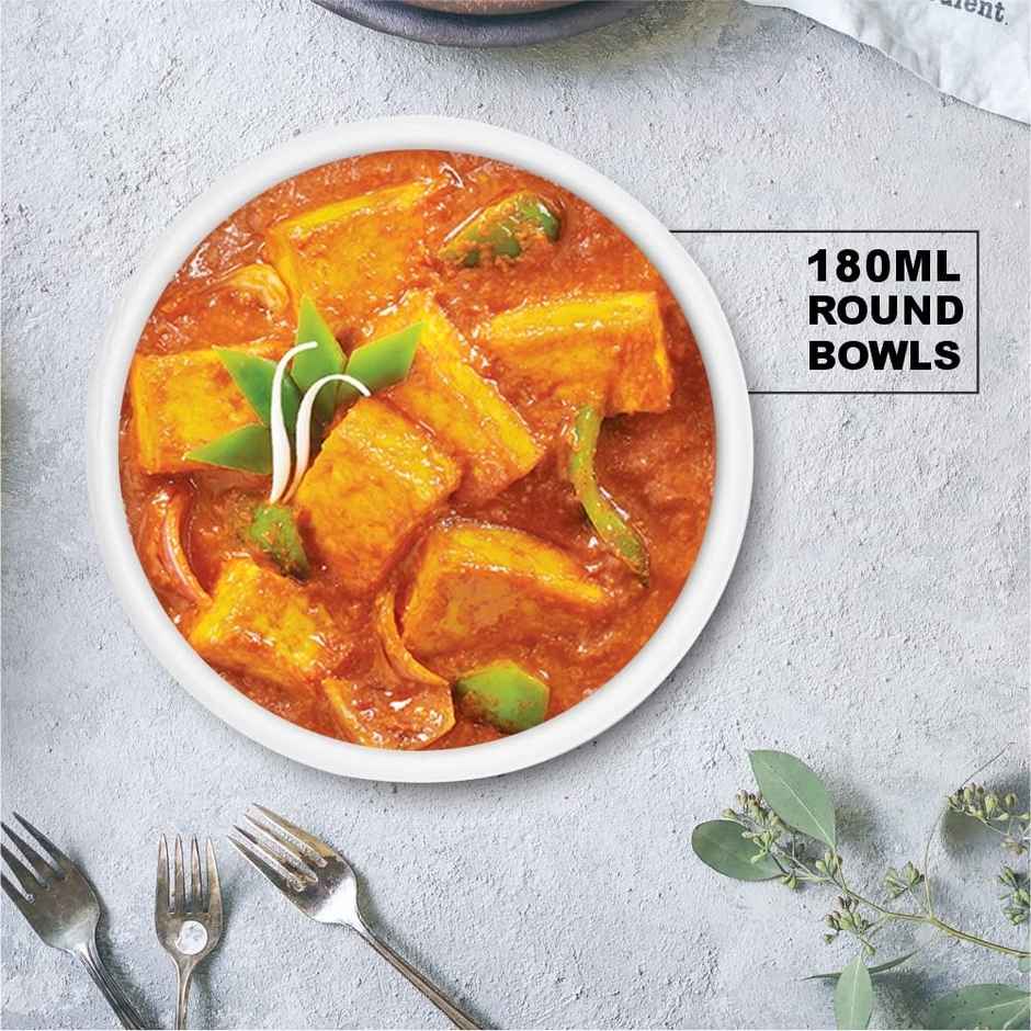 Vinay Trading Disposable Bagasse Bowl - 180 ml Combo