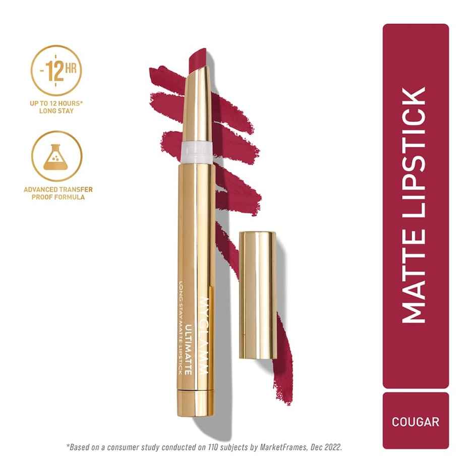 Myglamm Myglamm Ultimatte Long Stay Matte Lipstick-Cougar