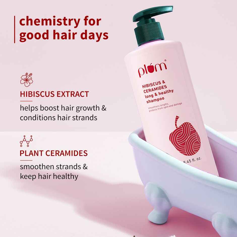 Plum Hibiscus & Ceramides Long & Healthy Shampoo