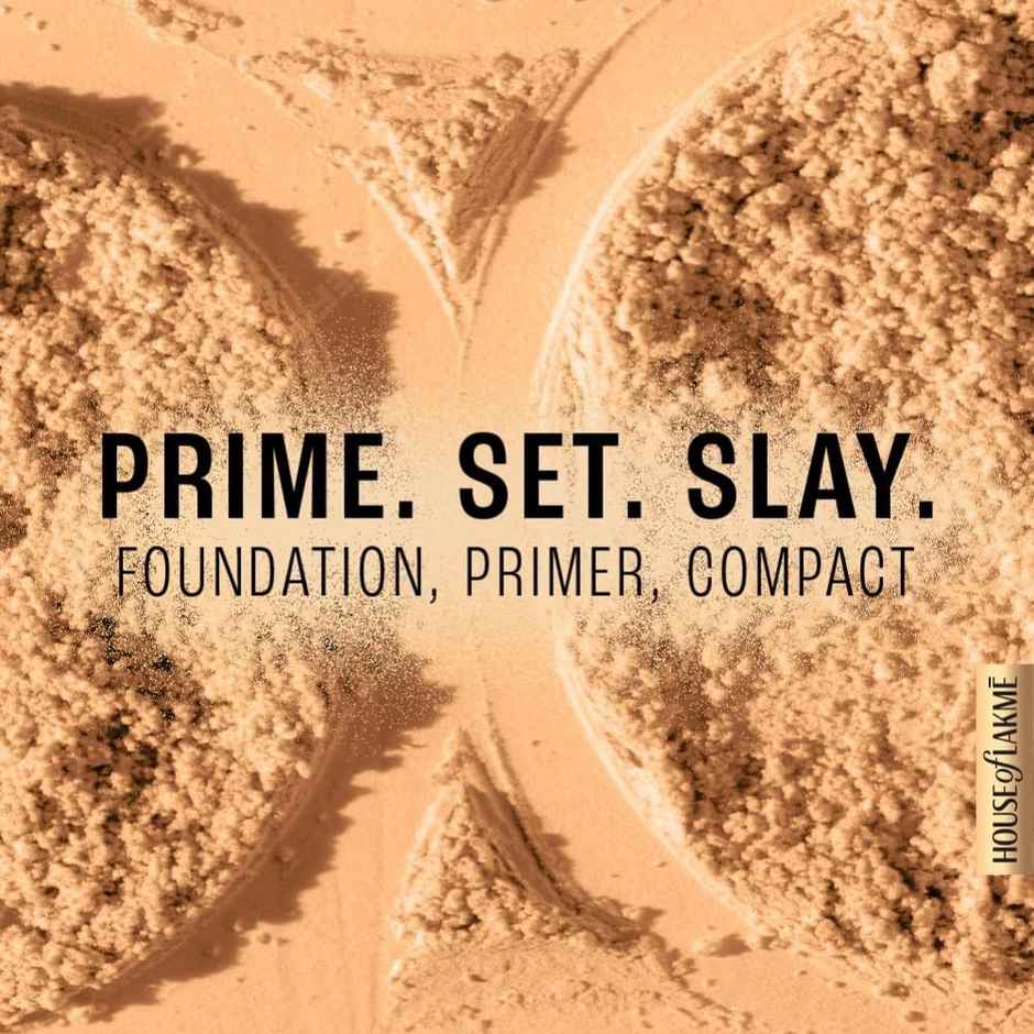 Lakme Powerplay Priming Powder Foundation, 3-in-1, Lasting Matte, Dry/Oily Skin, Rose Silk