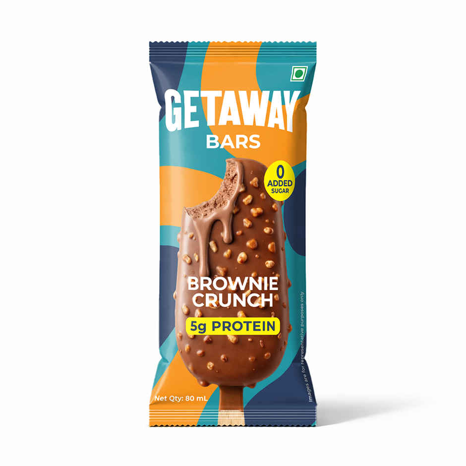 Get-A-Way Brownie Crunch Ice Cream Stick | Zero Added Sugar