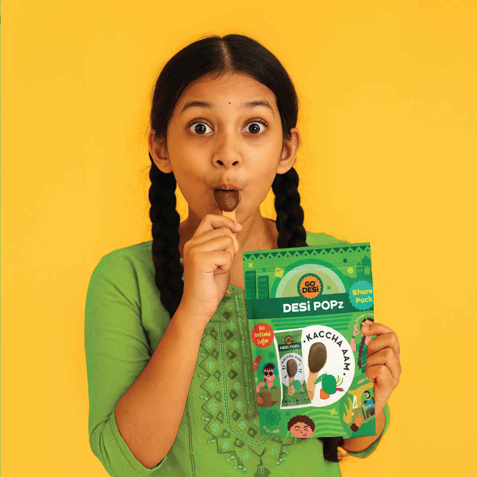 GO DESi Desi Popz Kaccha Aam Mango Candy