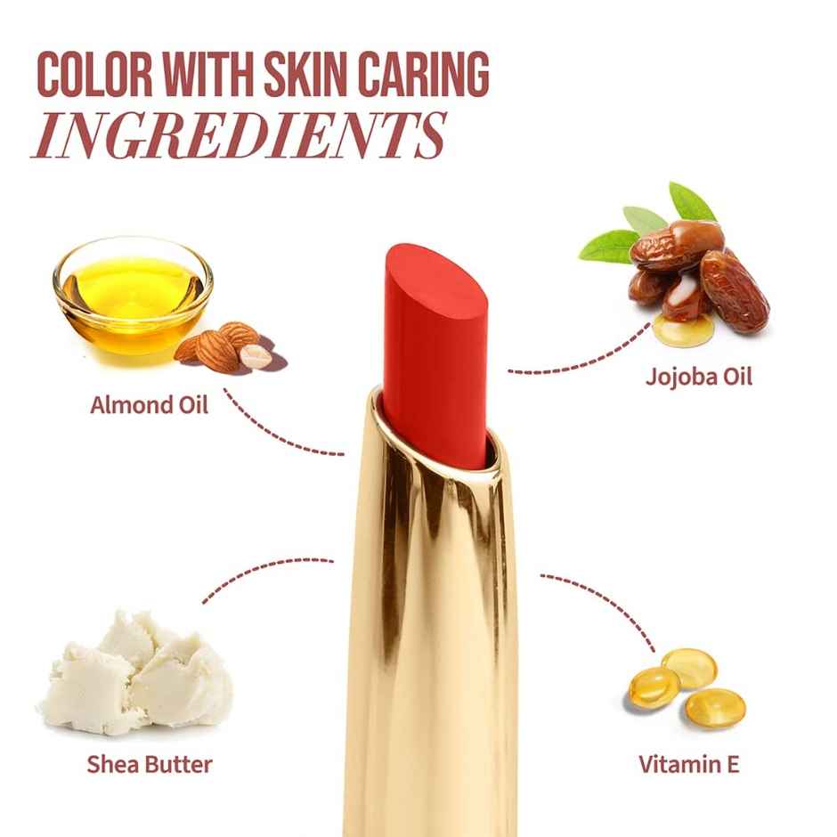 Myglamm Ultimatte Long Stay Matte Lipstick-Goddess