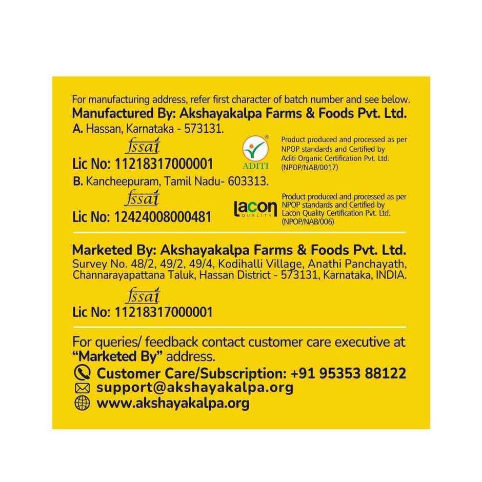 Akshayakalpa - Organic Farm Fresh Milk | Pouch
