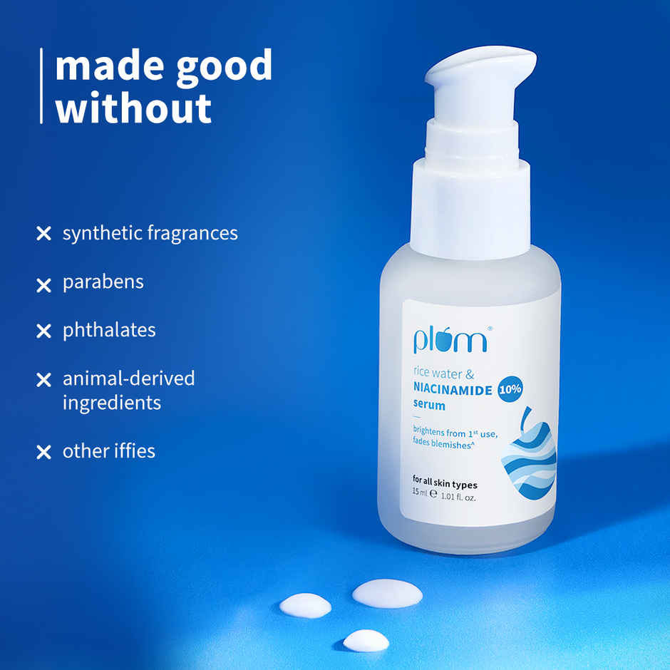 Plum 10% Niacinamide Face Serum With Rice Water