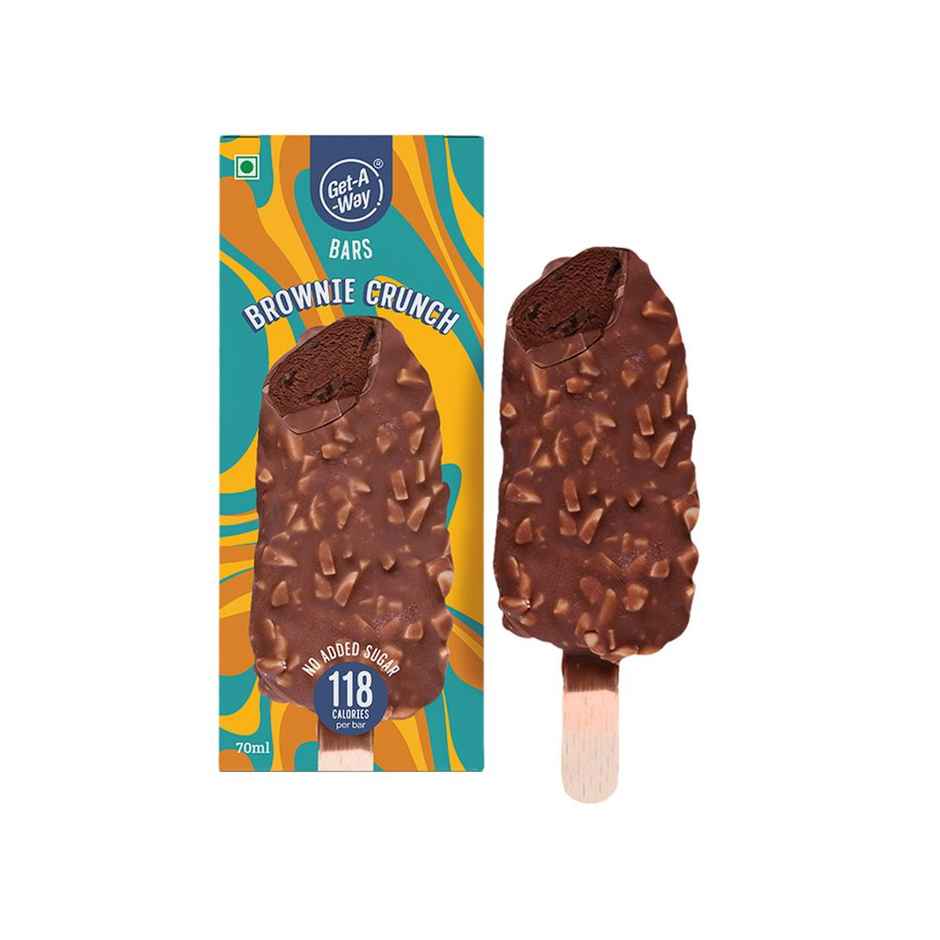 Get-A-Way Brownie Crunch Ice Cream Stick | Zero Added Sugar