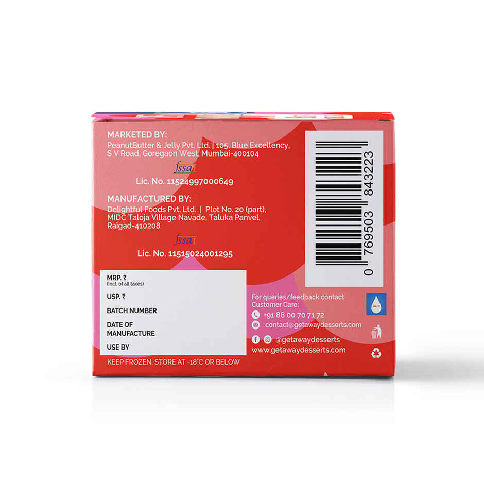 Get- A-Way Red Velvet Ice Cream Pastry Combo