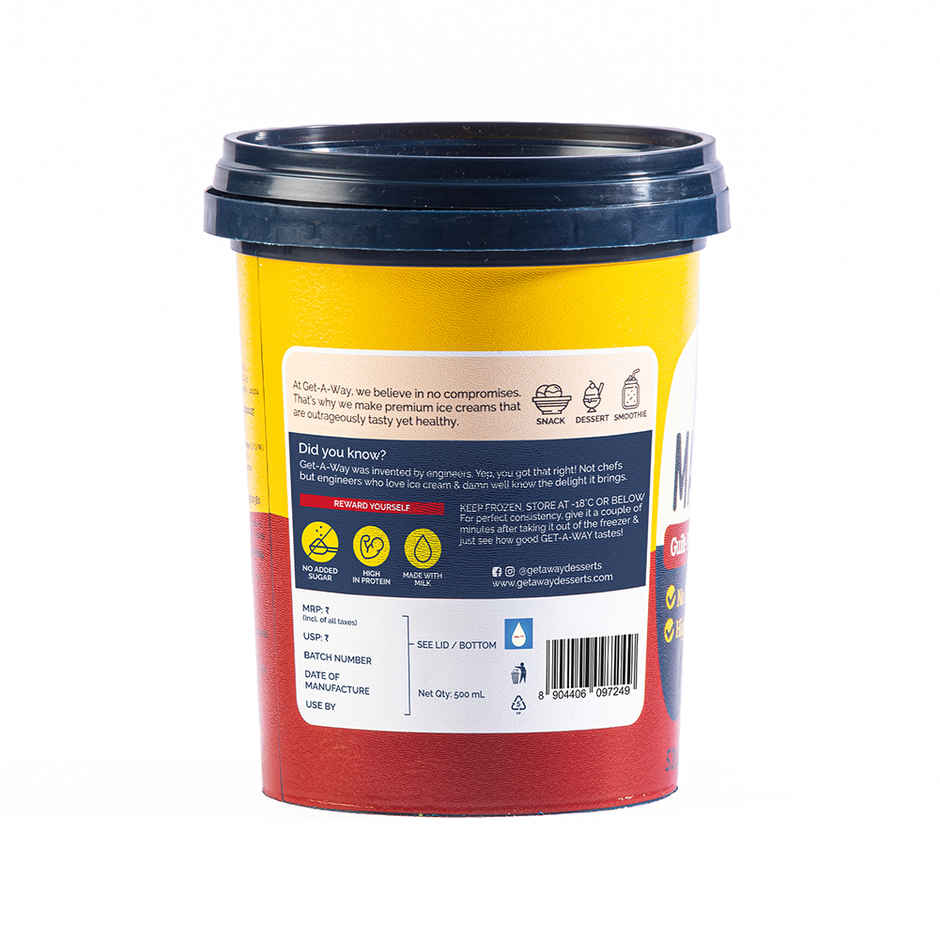 Get-A-Way Mango Ice Cream Tub