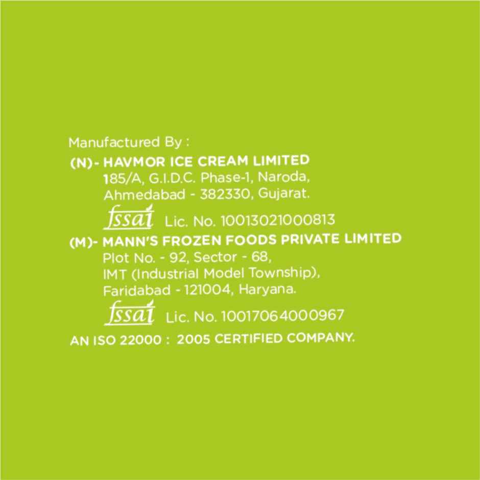 Havmor Sugar Free Kesar Pista Tub