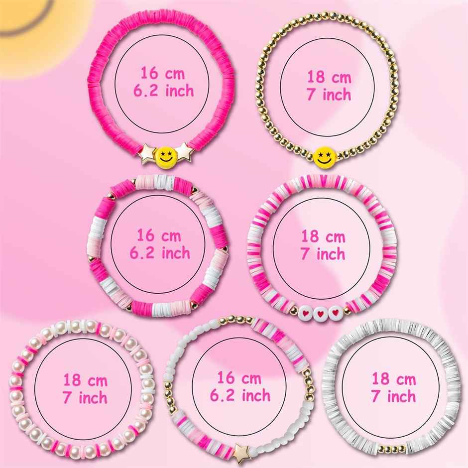 Shining Diva Fashion Stylish Multilayer Boho Bohemian Bangle Bracelet for Women and Girls | 15875b