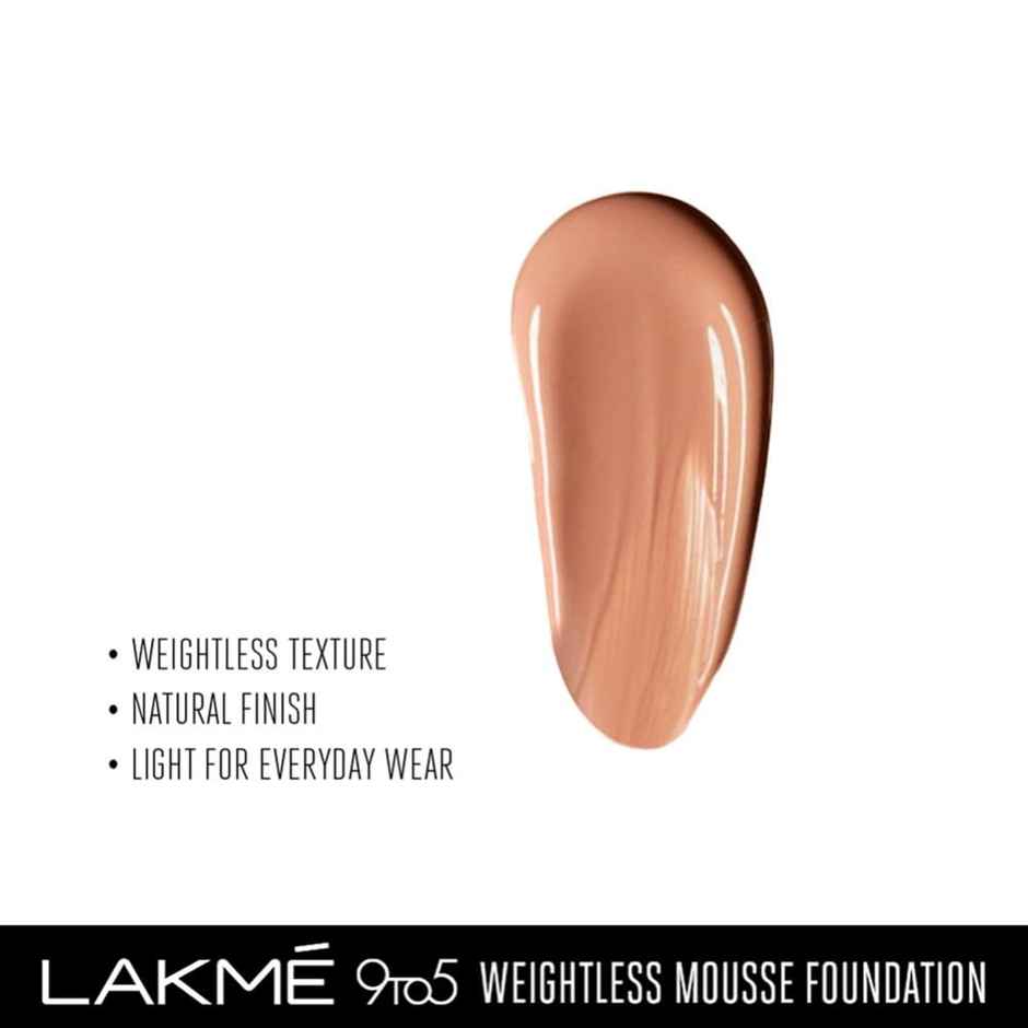 Lakme 9To5 Powerplay Mousse Foundation - Rose Honey