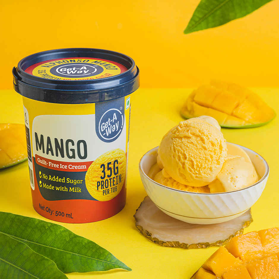 Get-A-Way Mango Ice Cream Tub