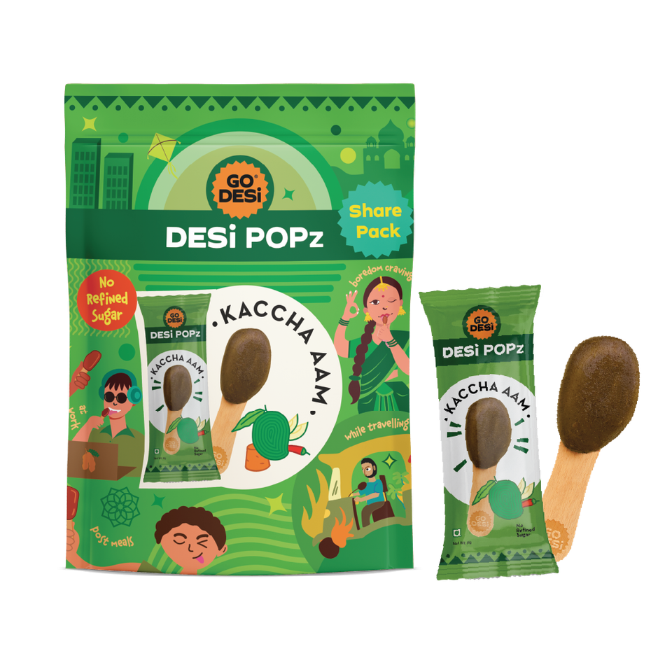 GO DESi Desi Popz Kaccha Aam Mango Candy