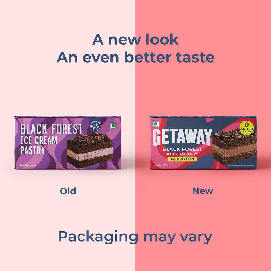 Get-A-Way Black Forest Ice Cream Pastry