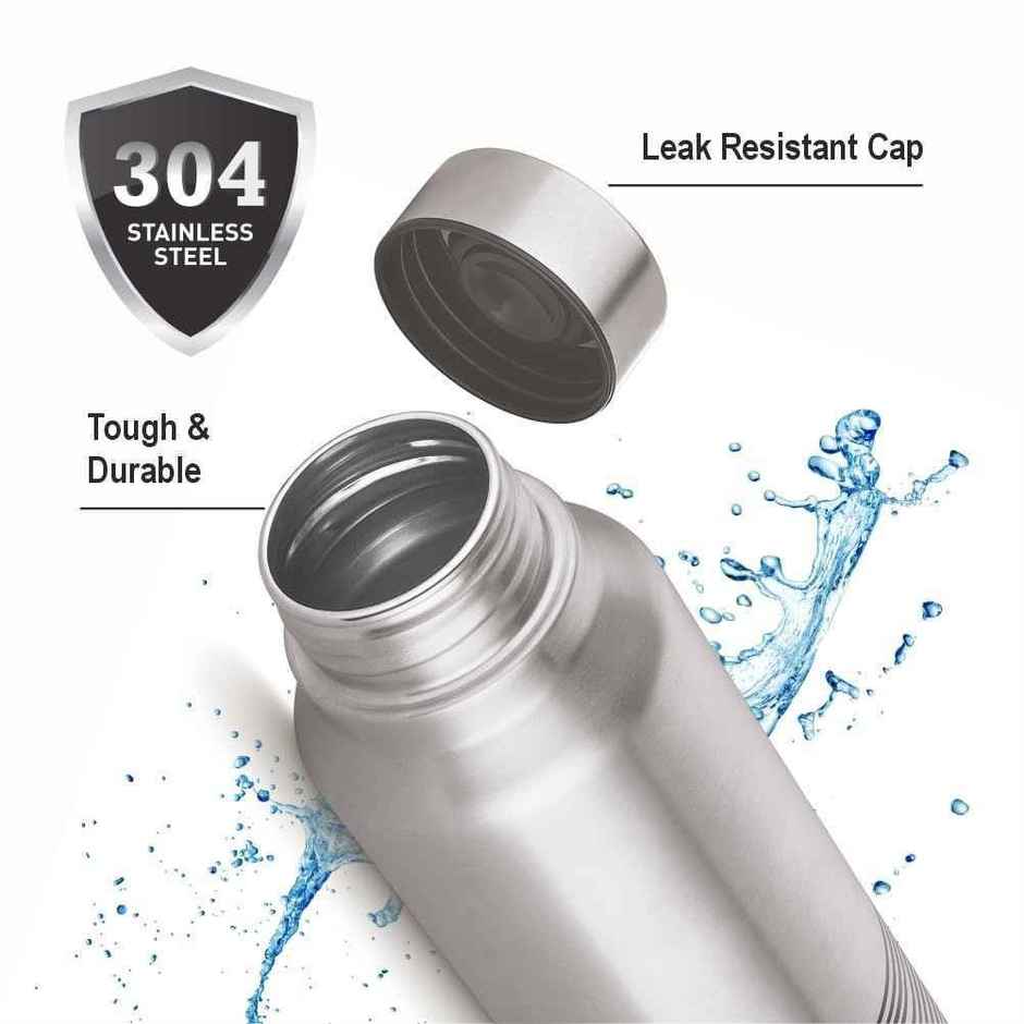 Flair O2 2A Stainless Steel Water Bottle 970 ml | Silver