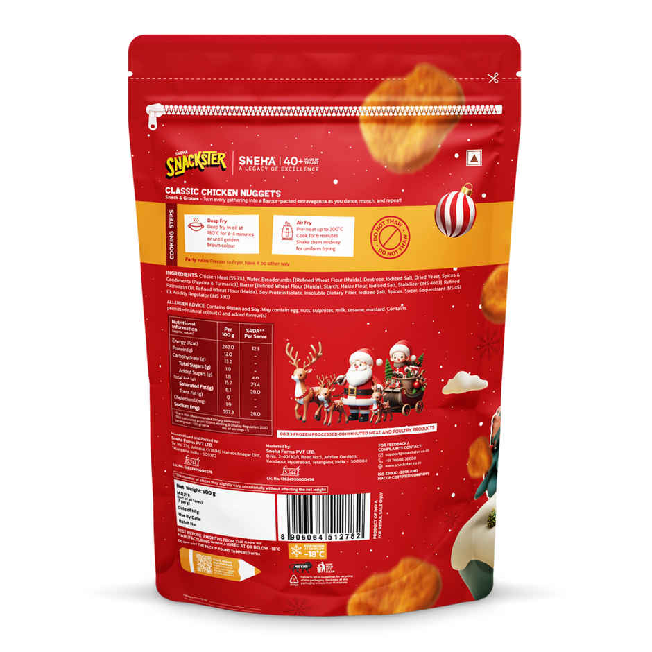 Sneha Snackster Classic Chicken Nuggets