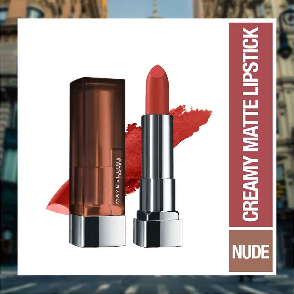 Maybelline New York Color Sensational Creamy Matte Lipstick- Chilly Nude
