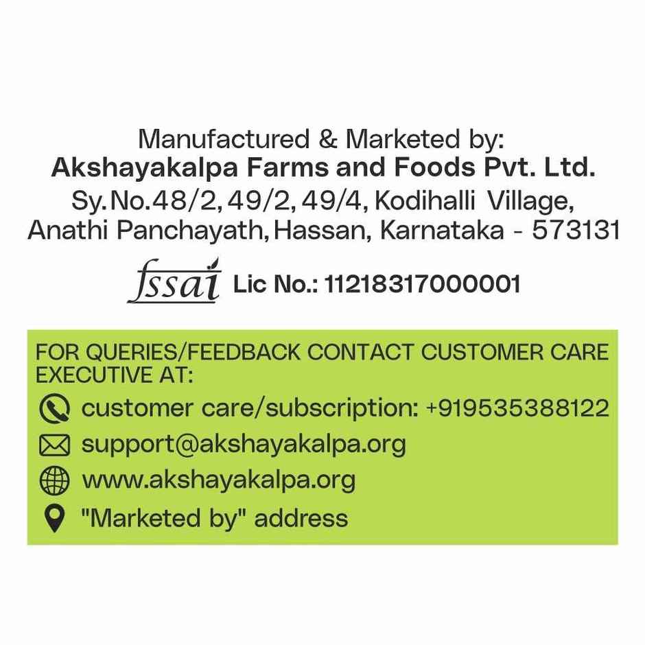 Akshayakalpa Organic High Protein Cow Fresh Milk | Elaichi | 25g Protein | Gable Top Pack