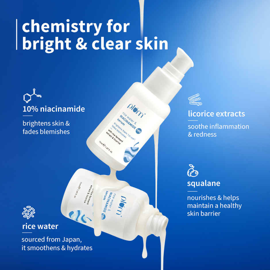 Plum 10% Niacinamide Face Serum With Rice Water
