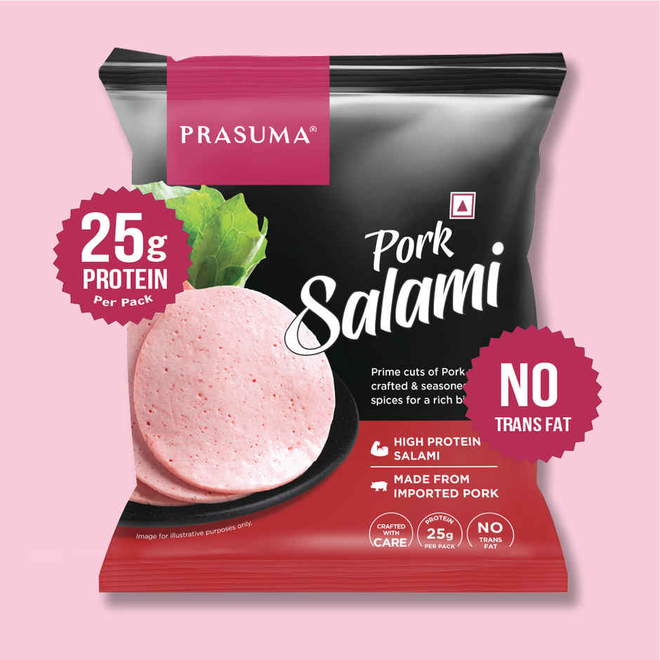 Prasuma Pork Salami | Premium Pork | German Traditional Recipe | No Preservatives or Trans Fat