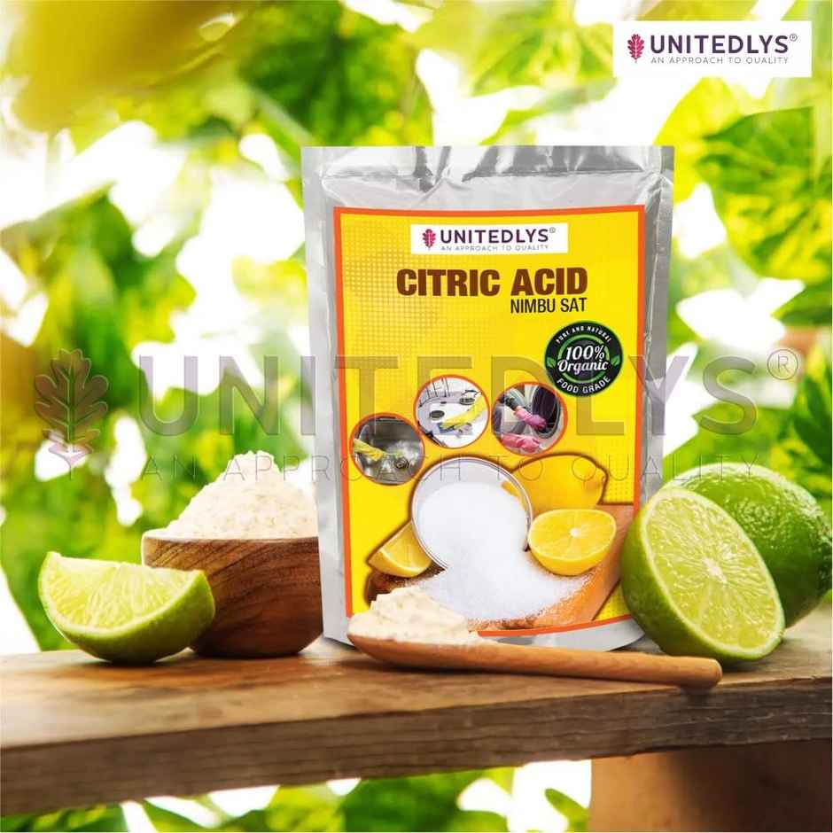Unitedlys 100% Pure Citric Acid Powder for Cleaning | Natural & Flavoring Agent