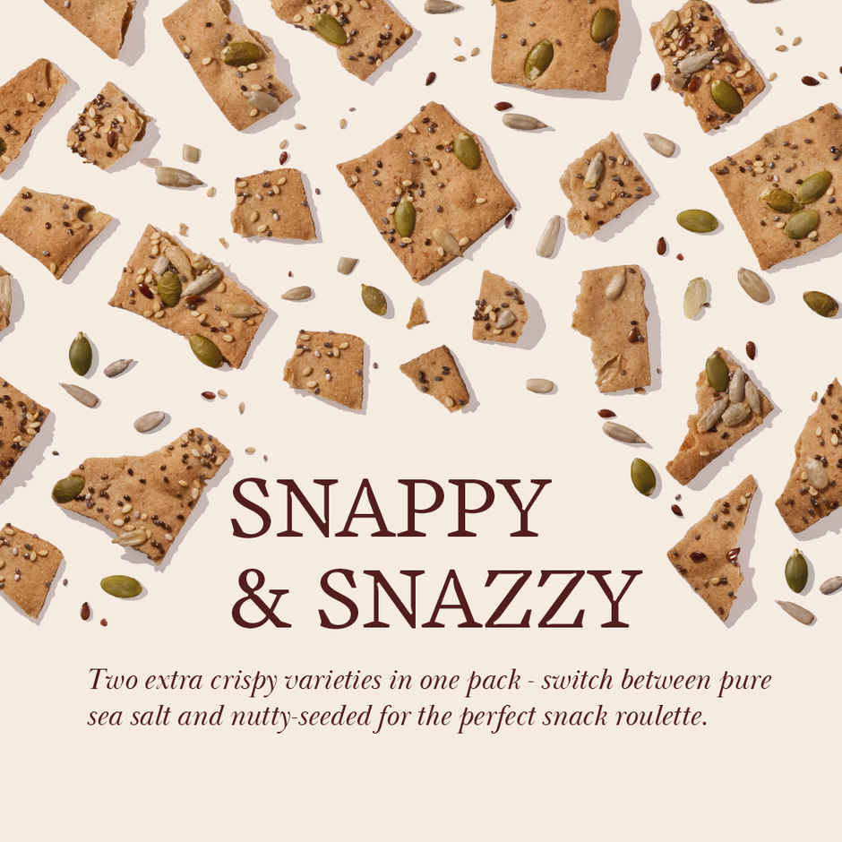 The Cinnamon Kitchen Crispy Millet Pita Baked Crackers