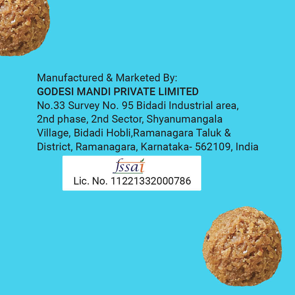 GO DESi Jaggery Coconut Laddu