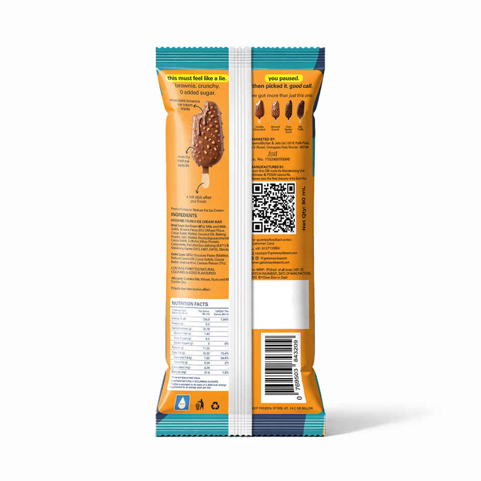 Get-A-Way Brownie Crunch Ice Cream Stick Combo