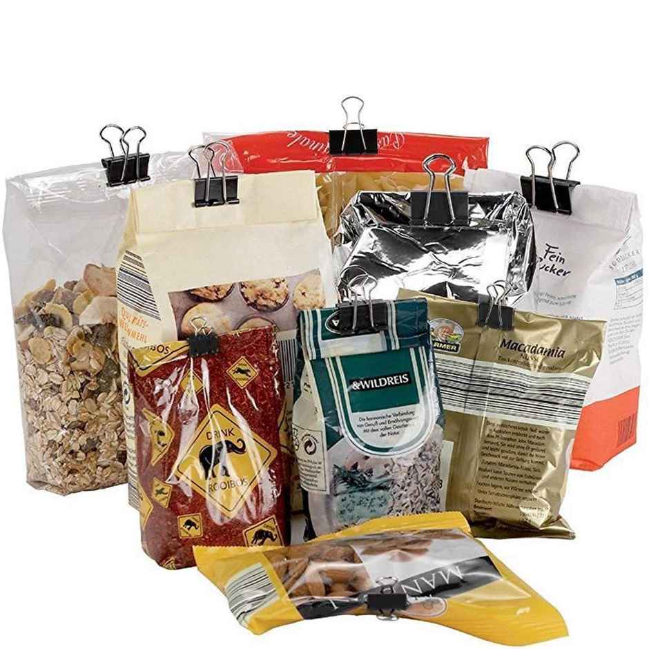 Chrome 51Mm Black Binder Clip