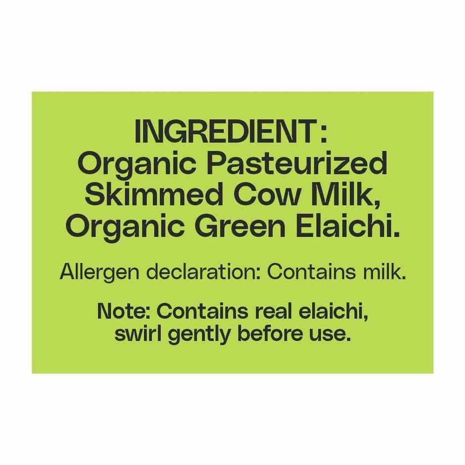 Akshayakalpa Organic High Protein Cow Fresh Milk | Elaichi | 25g Protein | Gable Top Pack